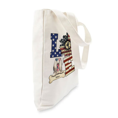Love for Pets - 4th of July Gifts - Personalized Unisex Canvas Bag-ancustom