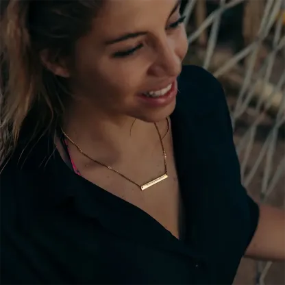 Custom Plate Necklace-ancustom