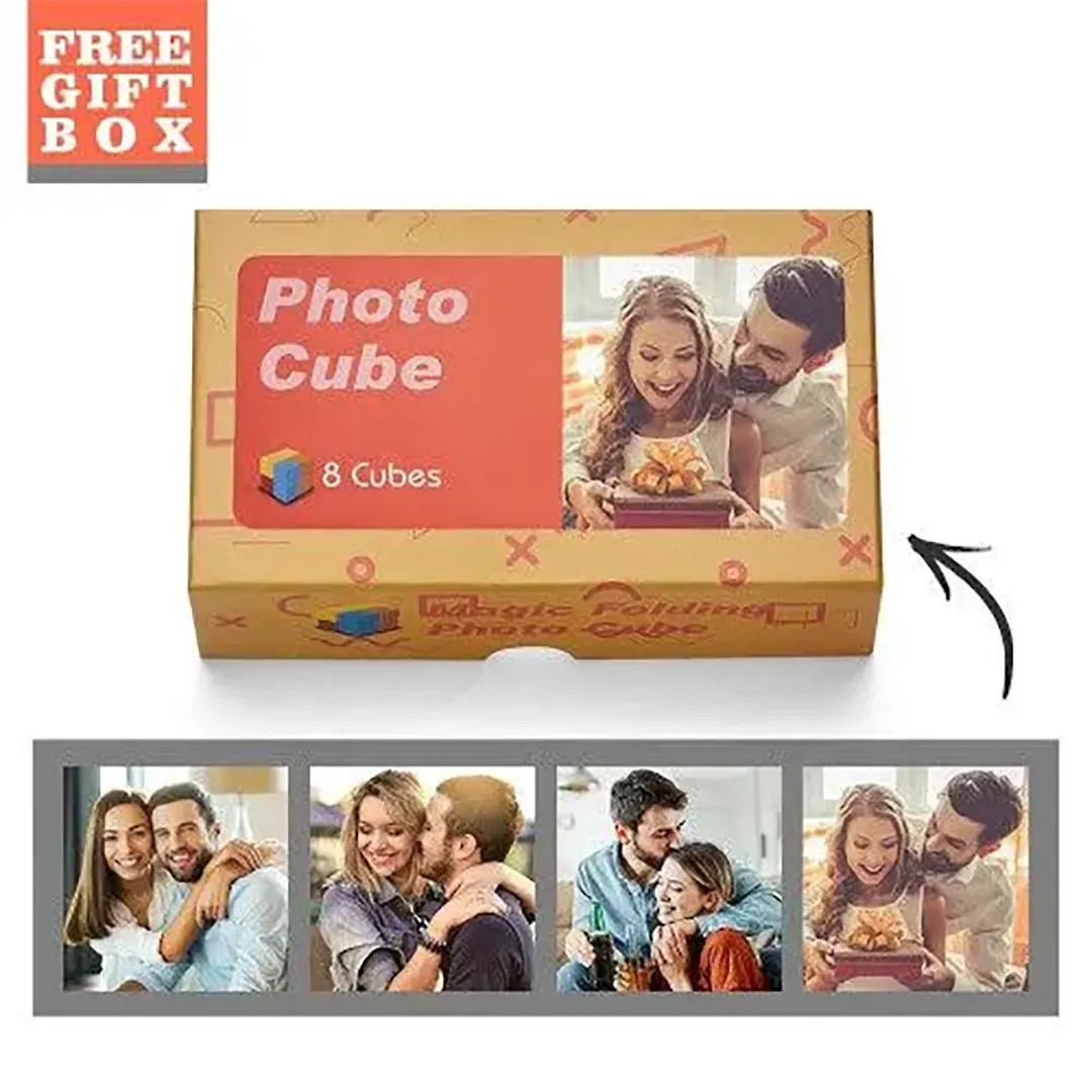 Custom Photo Rubic's Cube Romantic Style for Lovers Multiphoto Gifts for-ancustom