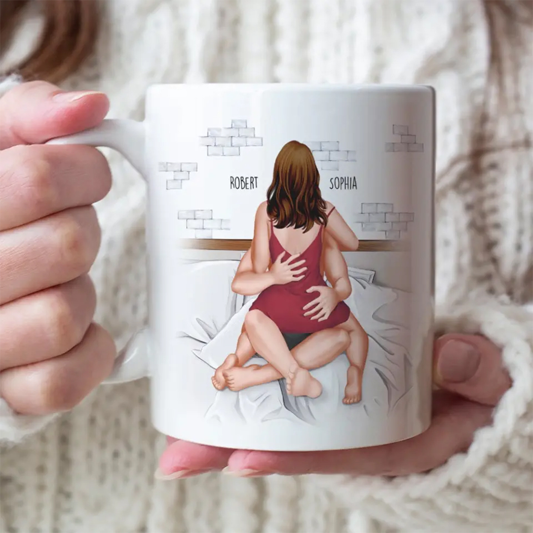 You Give Me A Boner-Personalized Coffee Mug- Gift For Him/ Gift For Her- Couple Coffee Mug-ancustom