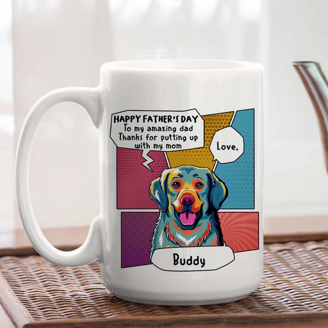 Pop Art Amazing Mom/Dad - Personalized Custom Coffee Mug-ancustom