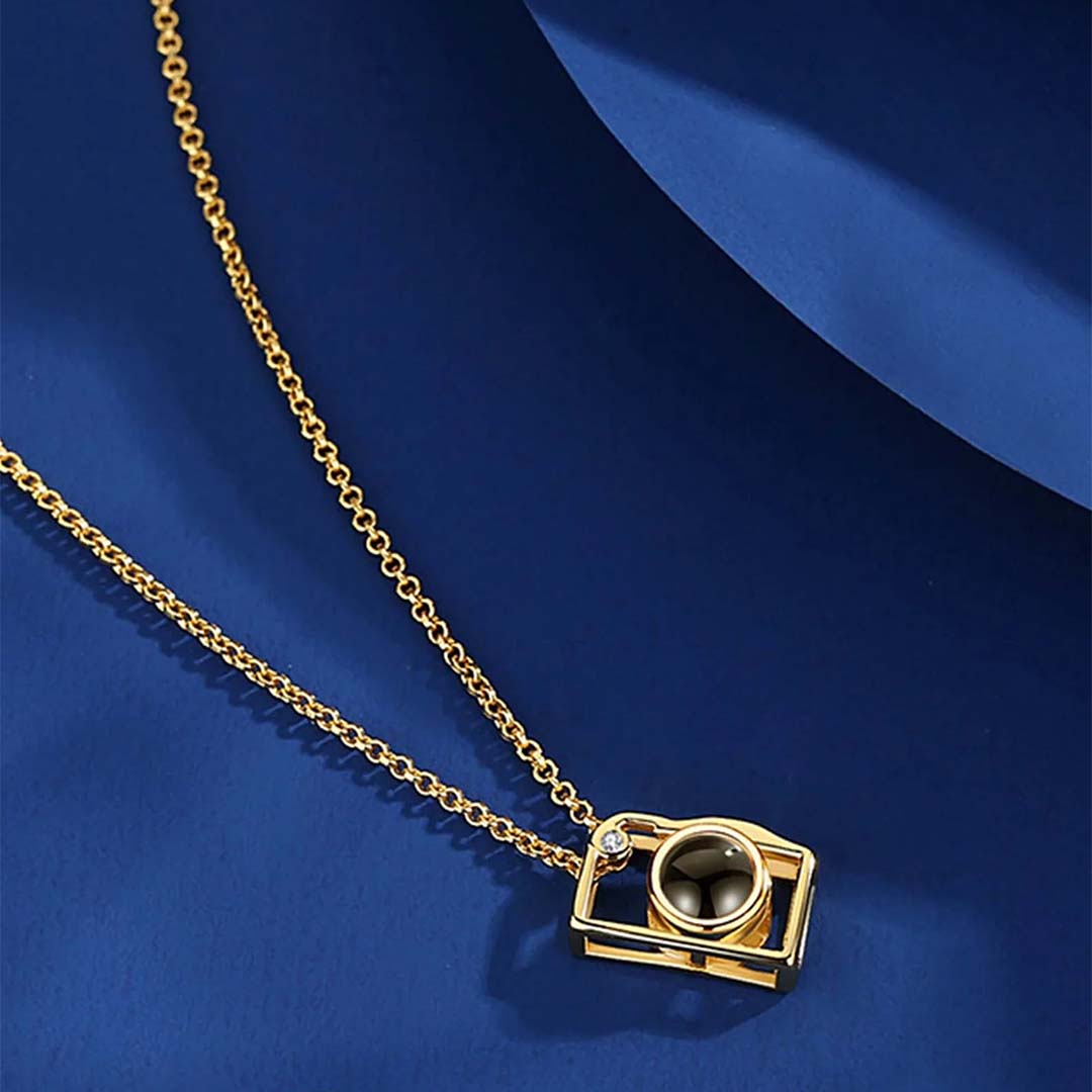  Camera Customized Photo Projection Necklace-ancustom