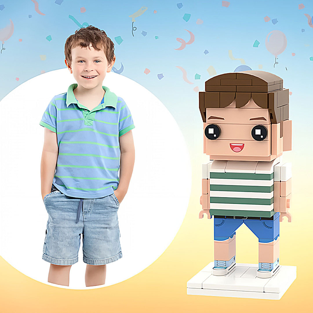 Custom Brick Figures Personalized Photo Brick Figures DIY Brick Figures Create Your Own Small Particle Block Toy-ancustom