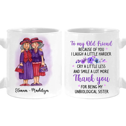 Old Friend Smile A Lot More Mug-ancustom