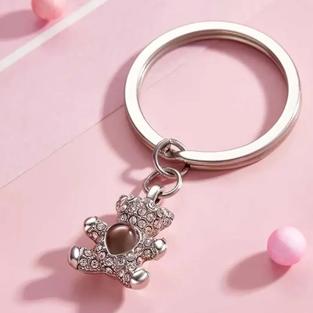 Customized Photo Projection Keychain-ancustom