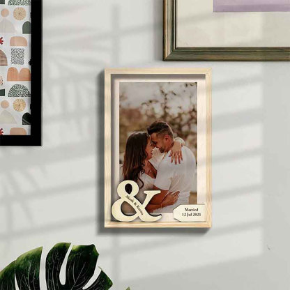 Personalized Infinity Logo Couple Photo Frames-ancustom