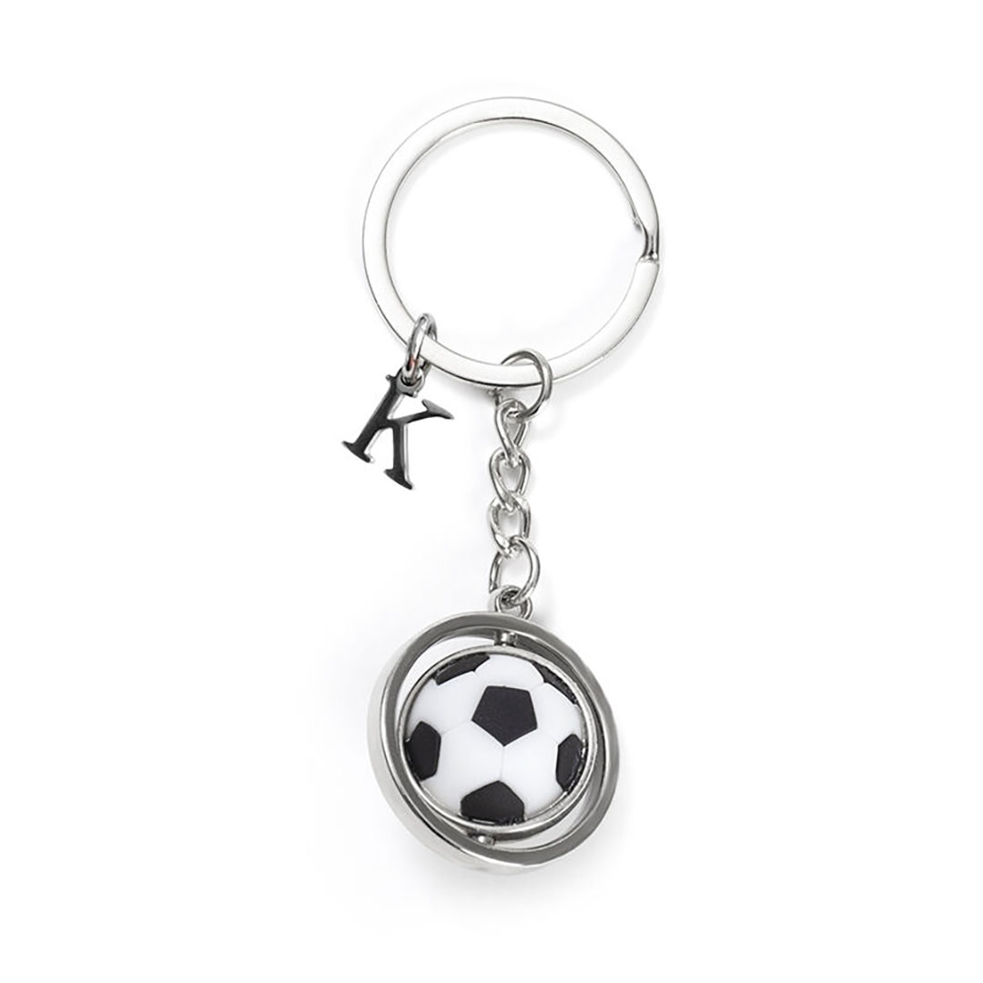 Personalized Ball Keychains With Custom Letters For Sports Enthusiasts-ancustom