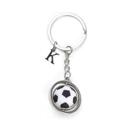 Personalized Ball Keychains With Custom Letters For Sports Enthusiasts-ancustom