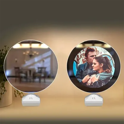 Magic Personalized Photo Night Lamp Two Ways - Mirror and Night Light-ancustom