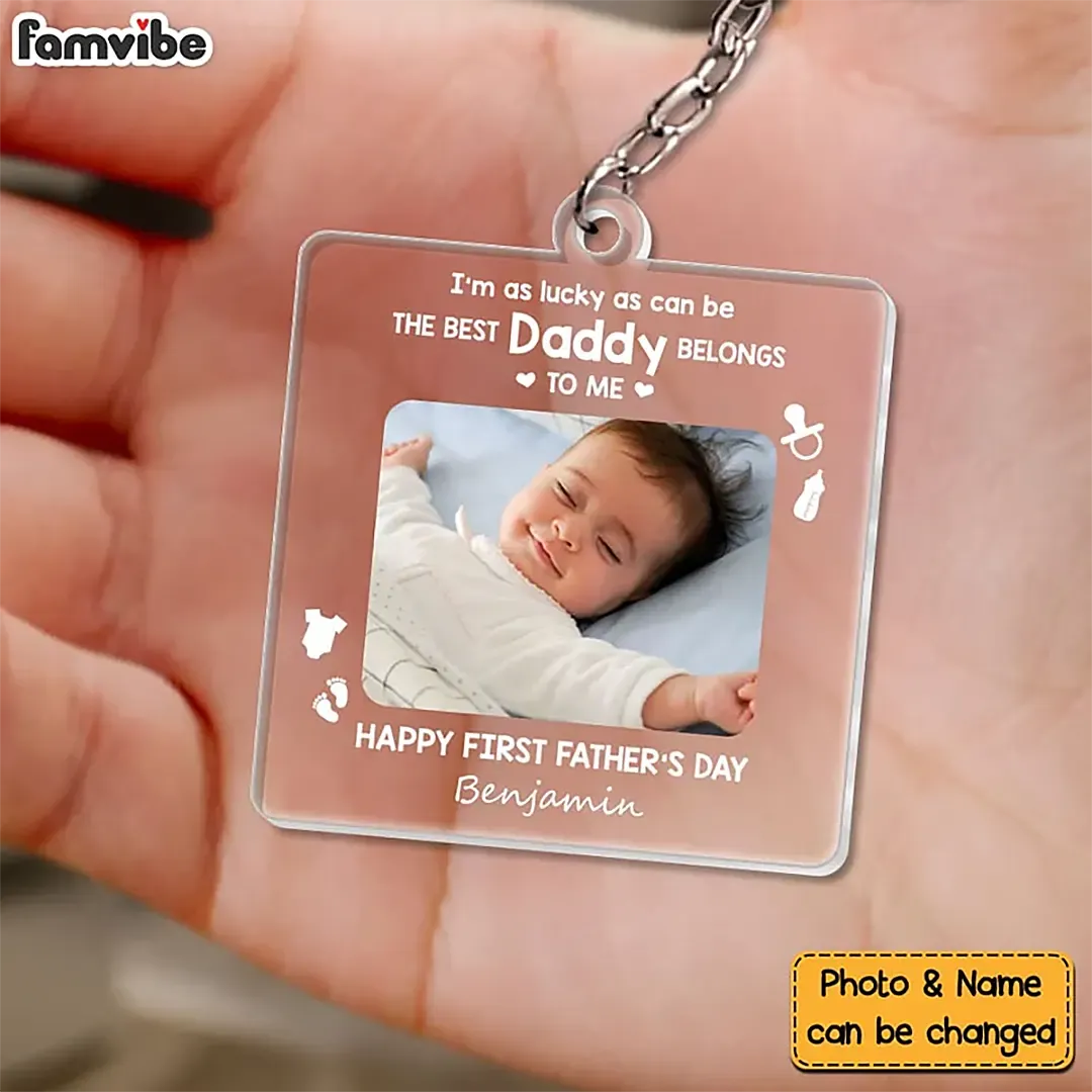 I'm As Lucky As Can Be Acrylic Keychain -ancustom