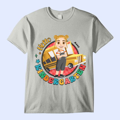 Hello Preschool - Gift For Kids, Back To School - Personalized T Shirt-ancustom