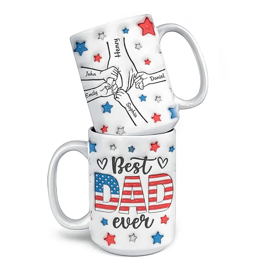 You Have To Deserve Your Father’s Love - Family Personalized Custom 3D Inflated Effect Printed Mug-ancustom