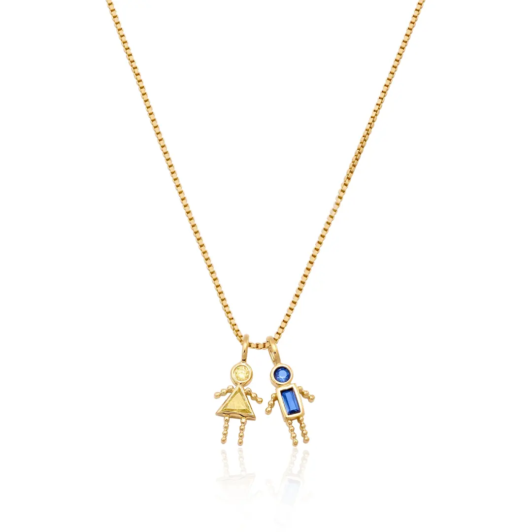 Customized Personalized Birthstone Necklace - Gift for Mom-ancustom