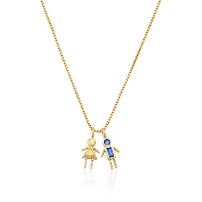 Customized Personalized Birthstone Necklace - Gift for Mom-ancustom