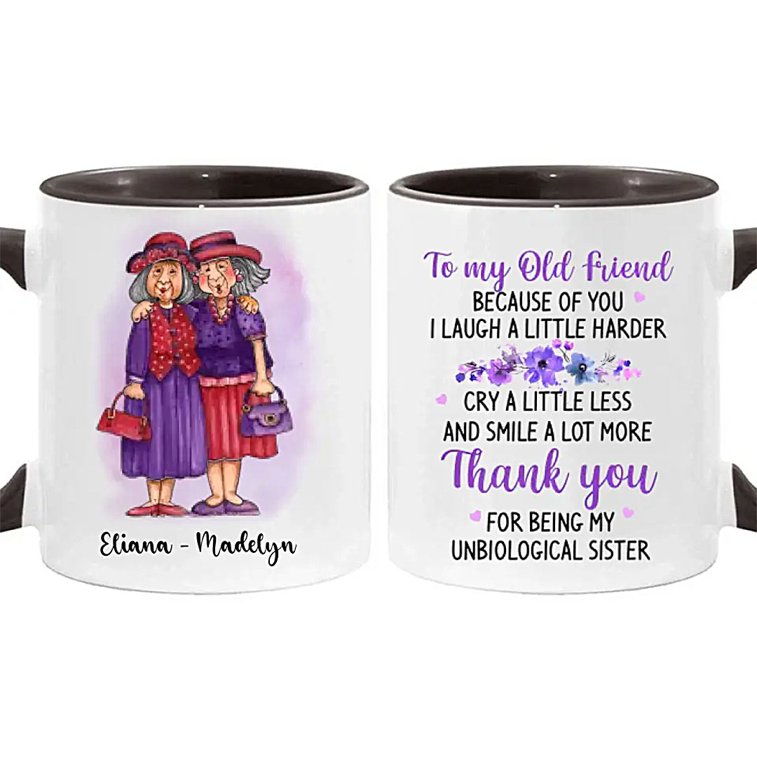Old Friend Smile A Lot More Mug-ancustom