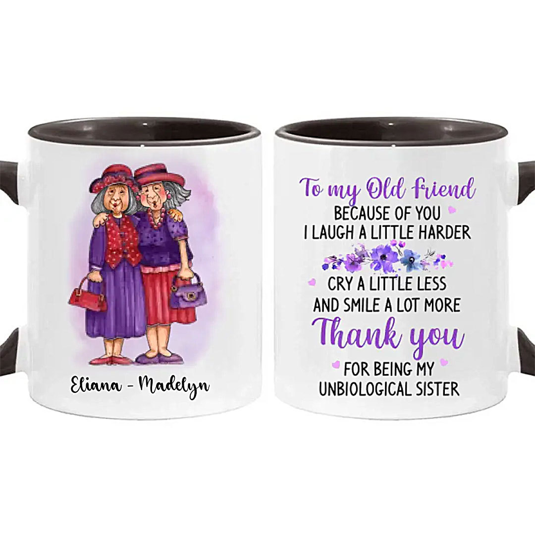 Old Friend Smile A Lot More Mug-ancustom