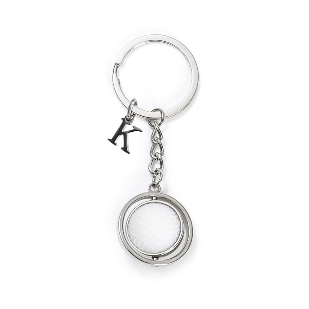 Personalized Ball Keychains With Custom Letters For Sports Enthusiasts-ancustom