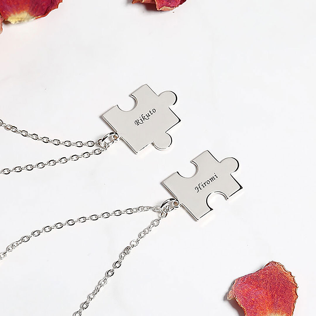 "Puzzle Game" Personalized Name Necklace-ancustom