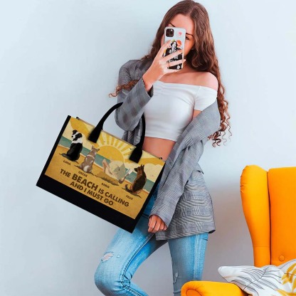 Beach Vibes - Personalized Custom Canvas Tote Bag-ancustom