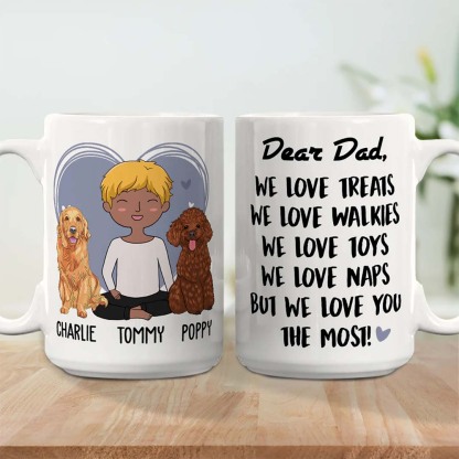 Love You The Most - Personalized Custom Coffee Mug-ancustom