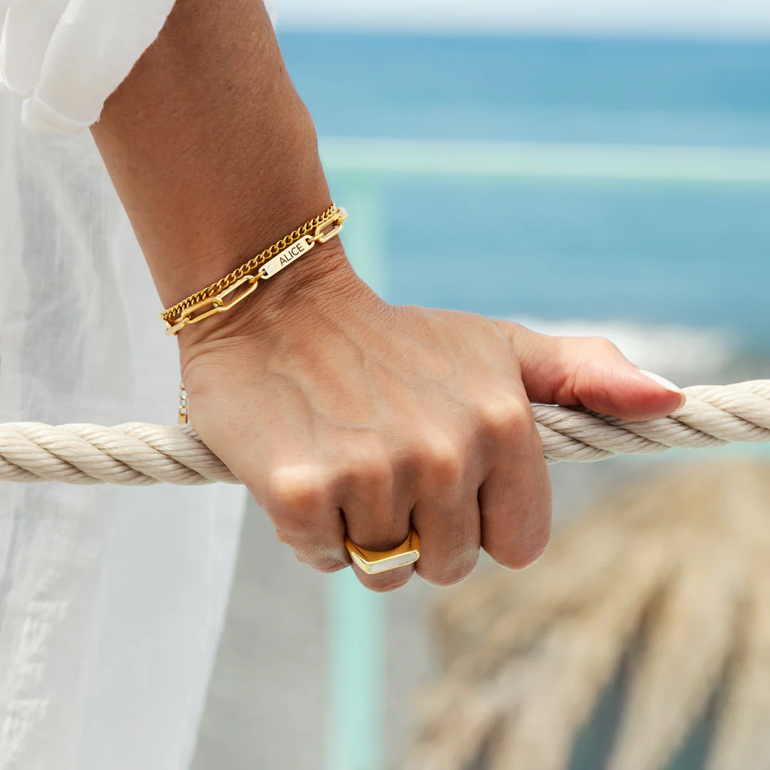 Bracelet engraved - up to 5 names-ancustom