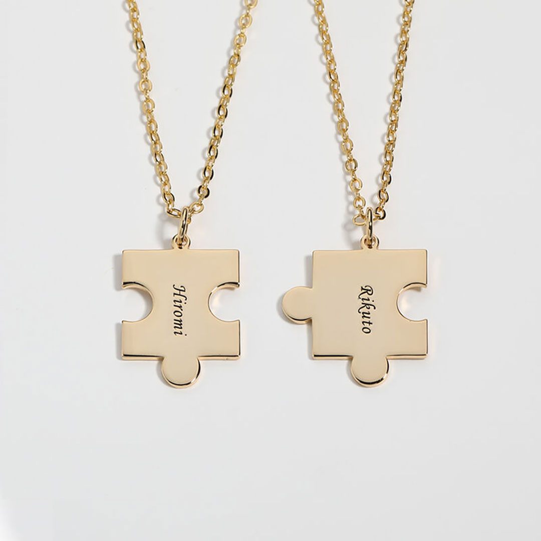 "Puzzle Game" Personalized Name Necklace-ancustom