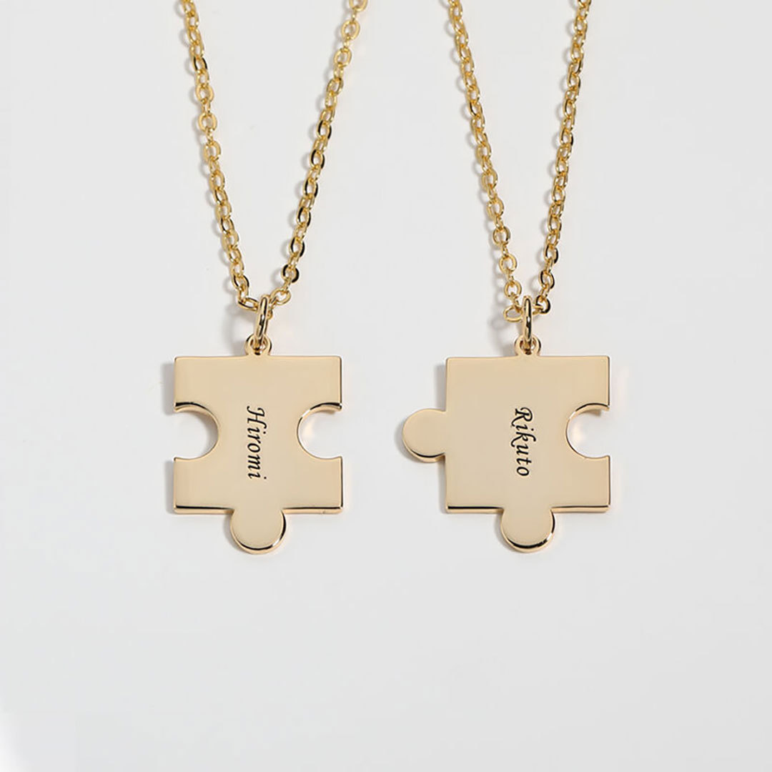 "Puzzle Game" Personalized Name Necklace-ancustom
