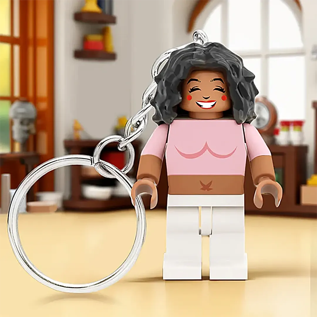 Creative Gift Full Body Custom Minifigs Keychain Personalized Photo MiniFigs Keychain-ancustom