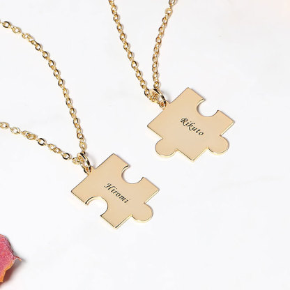 "Puzzle Game" Personalized Name Necklace-ancustom