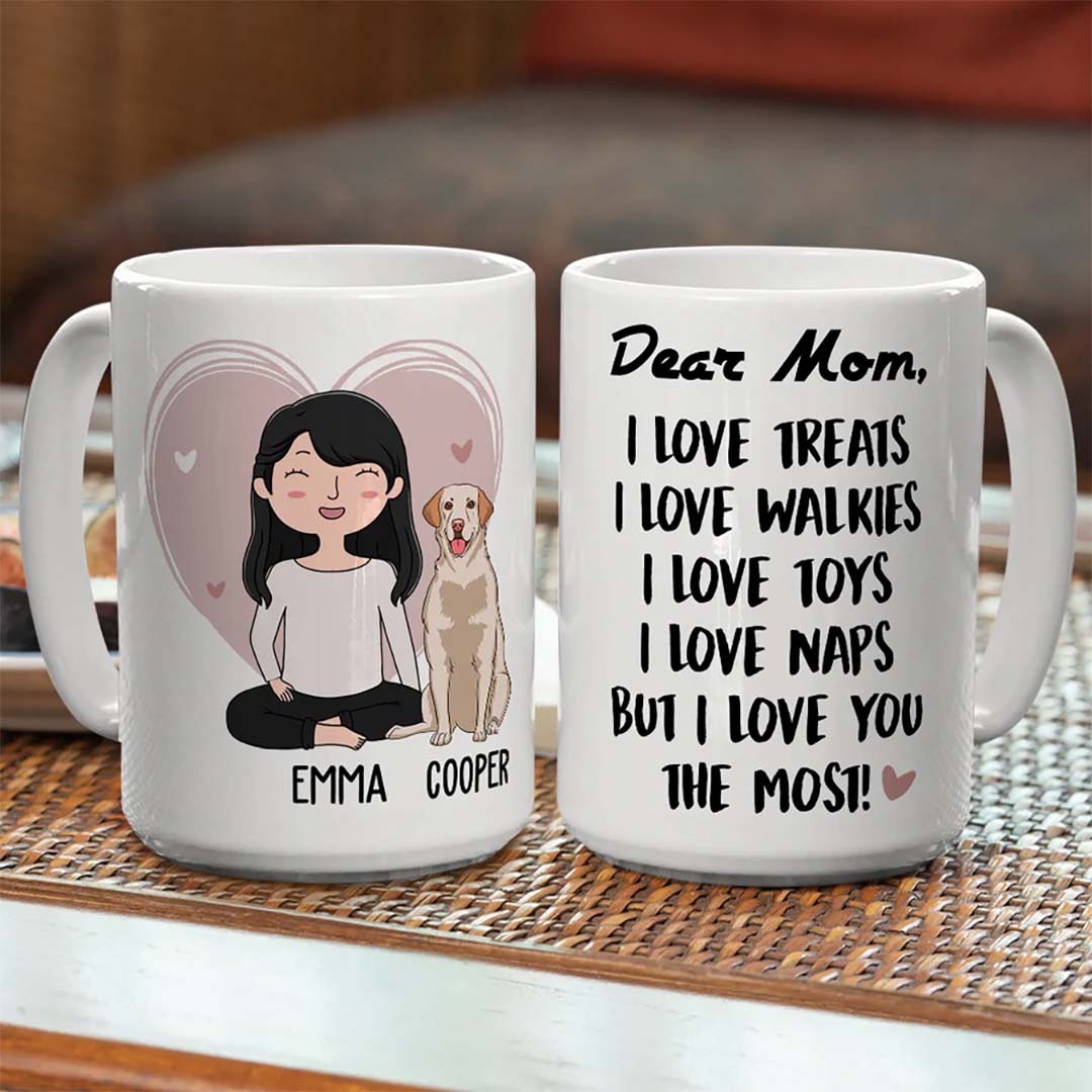 Love You The Most - Personalized Custom Coffee Mug-ancustom