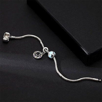 Personalized Picture Projection Bracelet with Cute Ornaments Best Gift for Her-ancustom