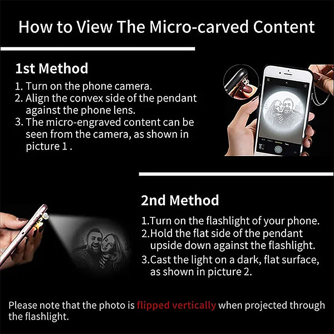 Personalized Cross Photo Projection Necklace I Love You in 100 Languages Anniversary Birthday Gift for Her-ancustom