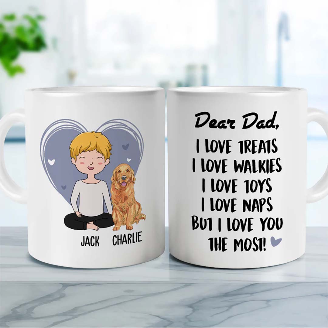 Love You The Most - Personalized Custom Coffee Mug-ancustom
