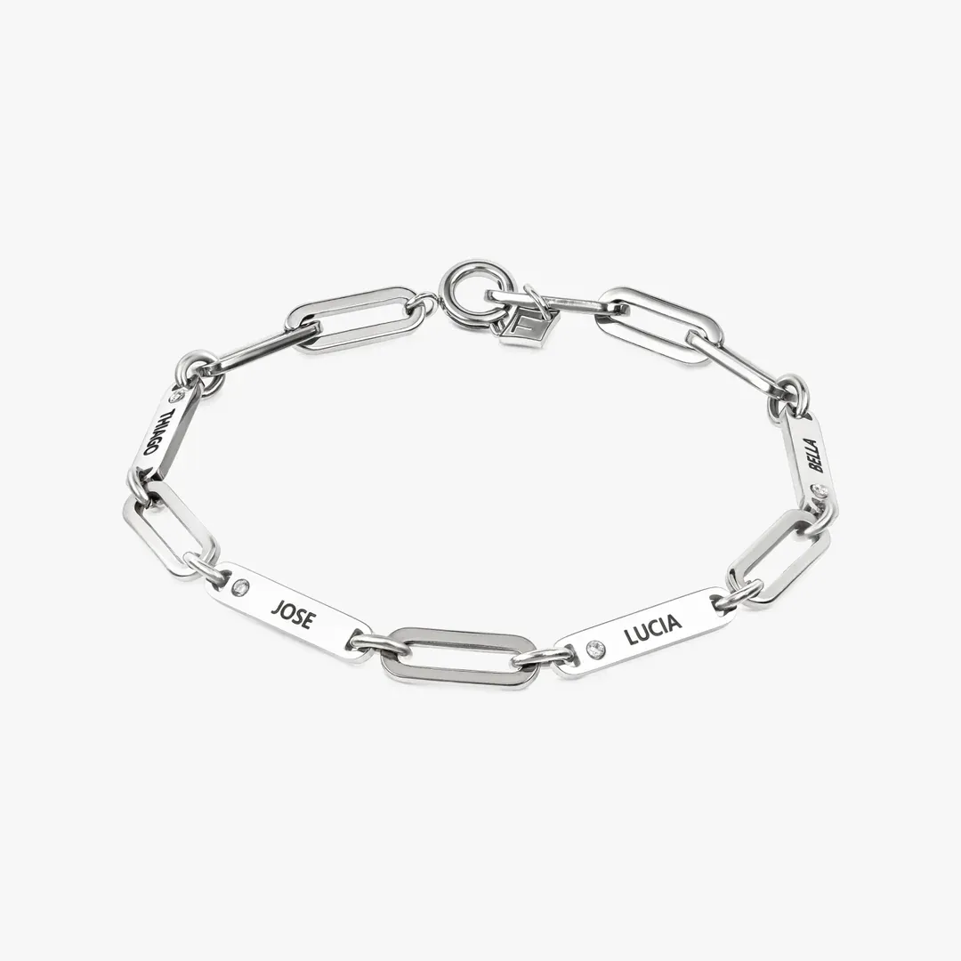 Bracelet engraved - up to 5 names-ancustom