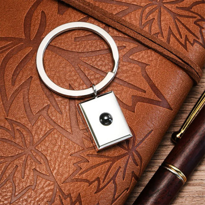 Personalized Photo Projection Keychain Custom Photo Keychain for Dad Father's Day Gift-ancustom