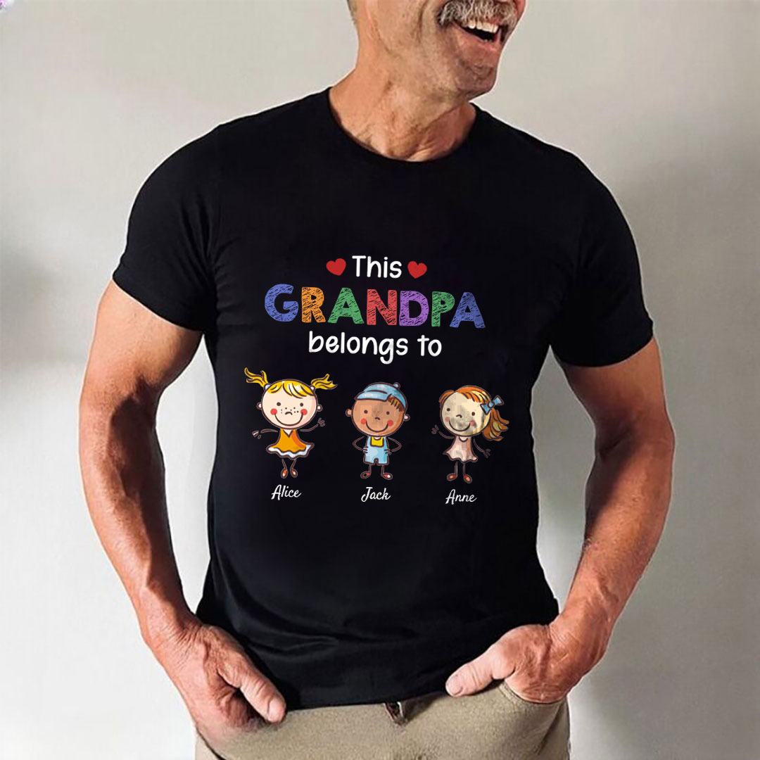 Gift For Dad, Father, Grandfather - Personalized T-Shirt -ancustom