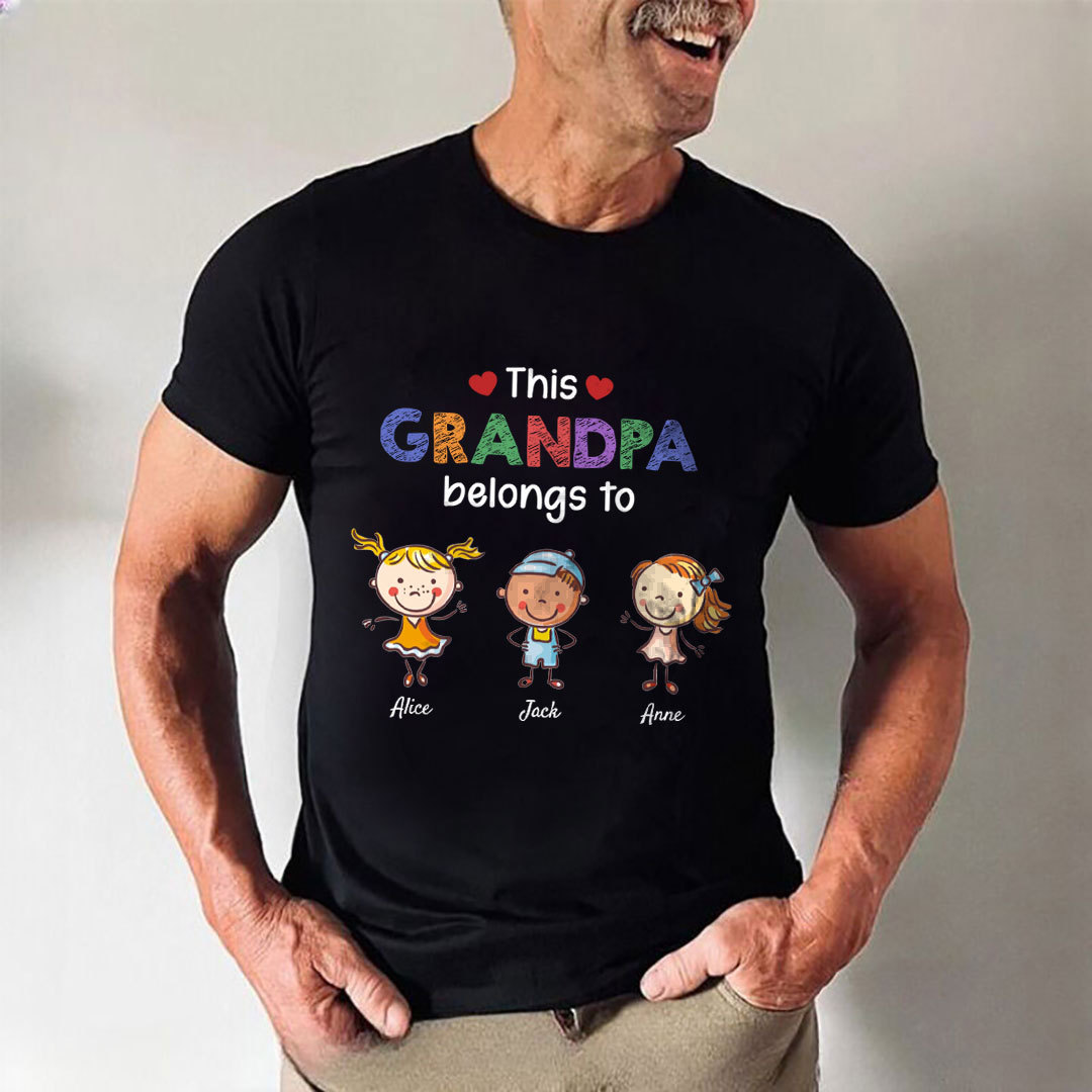 Gift For Dad, Father, Grandfather - Personalized T-Shirt -ancustom