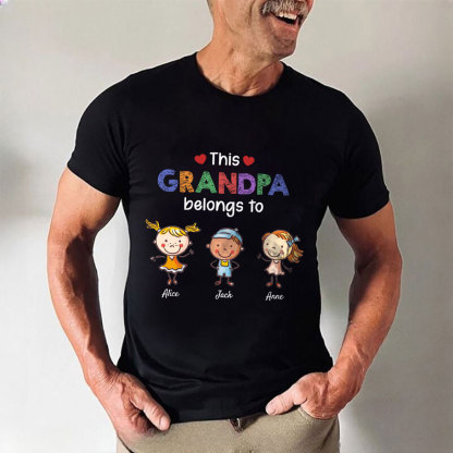 Gift For Dad, Father, Grandfather - Personalized T-Shirt -ancustom