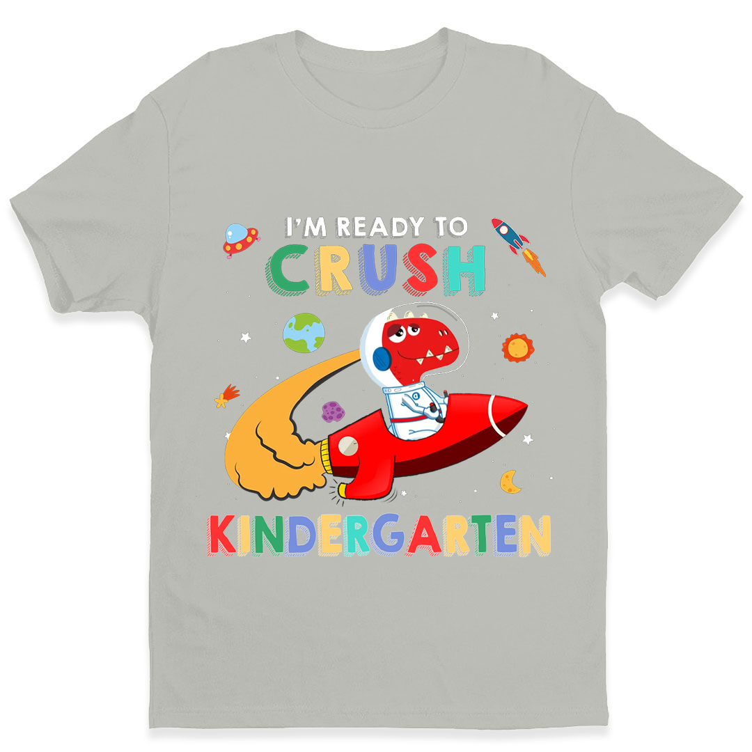 Astronaut Dinosaur I'm Ready To Crush - Personalized T Shirt-ancustom