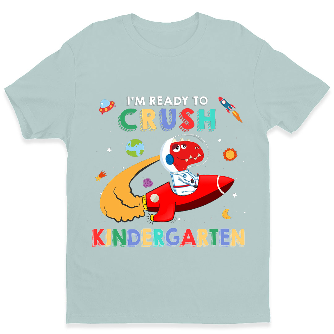 Astronaut Dinosaur I'm Ready To Crush - Personalized T Shirt-ancustom