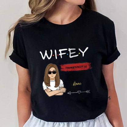 Custom Personalized Couple T-Shirt - Valentine's Day Gift Idea For Couple/Husband/Wife-ancustom