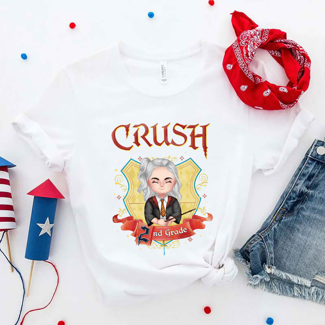 Personalized Back To School Kid T-shirt - Gift Idea For Son/ Daughter - I'm Ready To Crush Pre-school-ancustom