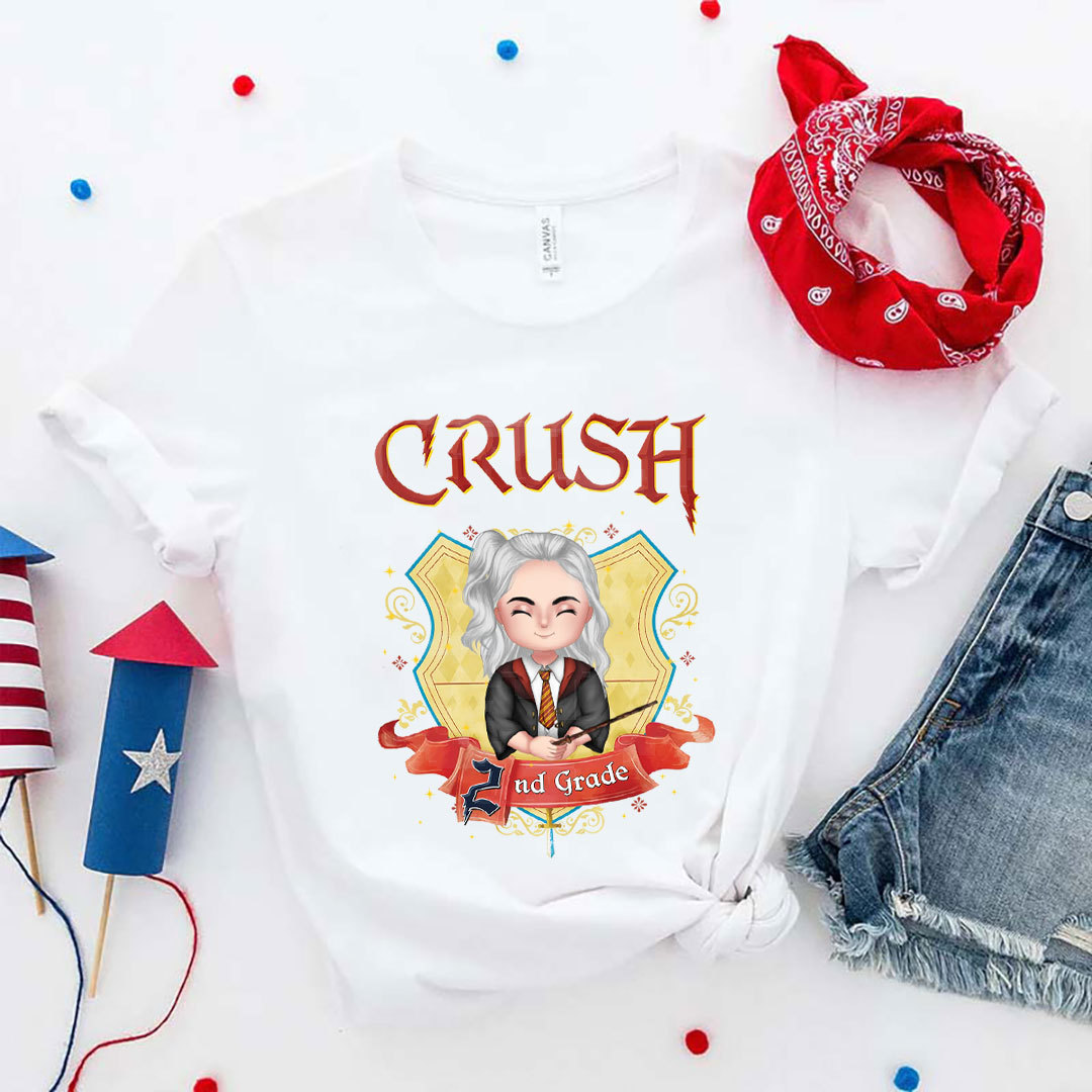 Personalized Back To School Kid T-shirt - Gift Idea For Son/ Daughter - I'm Ready To Crush Pre-school-ancustom