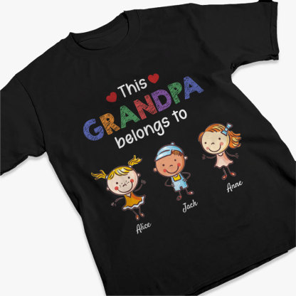 Gift For Dad, Father, Grandfather - Personalized T-Shirt -ancustom