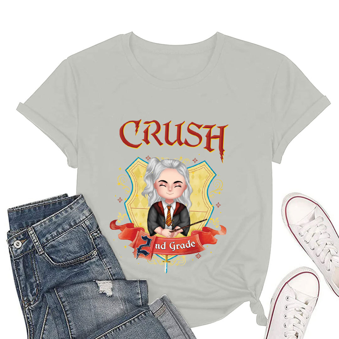 Personalized Back To School Kid T-shirt - Gift Idea For Son/ Daughter - I'm Ready To Crush Pre-school-ancustom