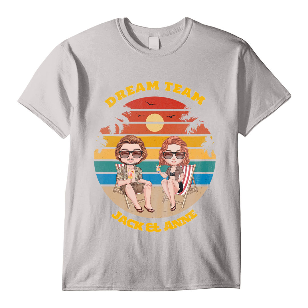Dream Team - Personalized Unisex T-Shirt - Gift for Husband/Wife-ancustom