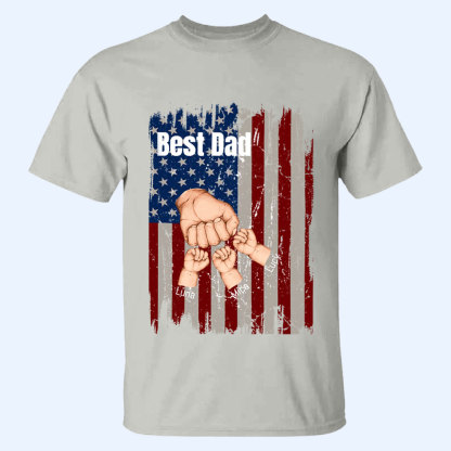 Family Personalized Custom Unisex T-shirt - Father's DayGift For Dad-ancustom