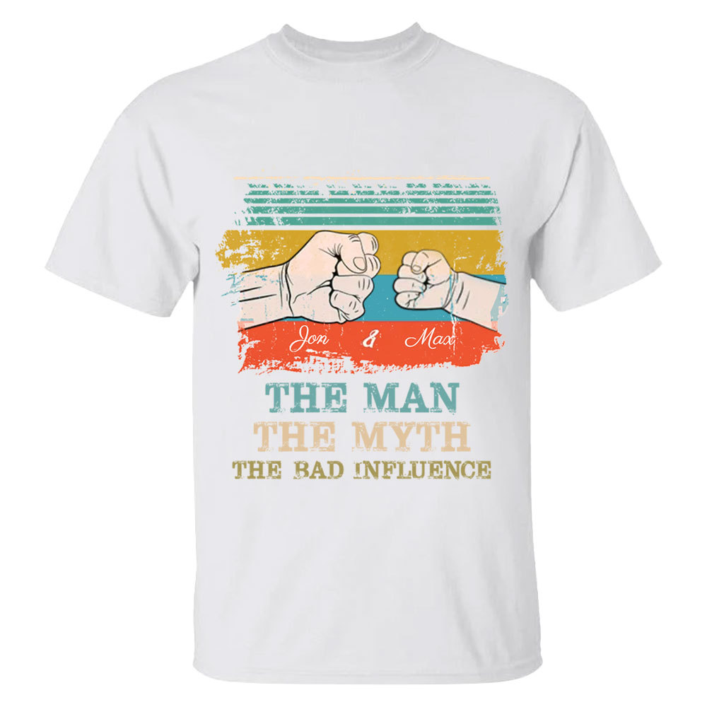 Custom Personalized T-Shirt Gifts for Dad-ancustom