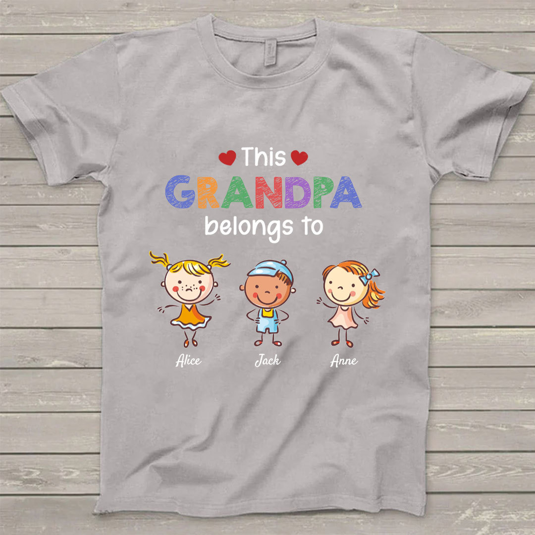 Gift For Dad, Father, Grandfather - Personalized T-Shirt -ancustom