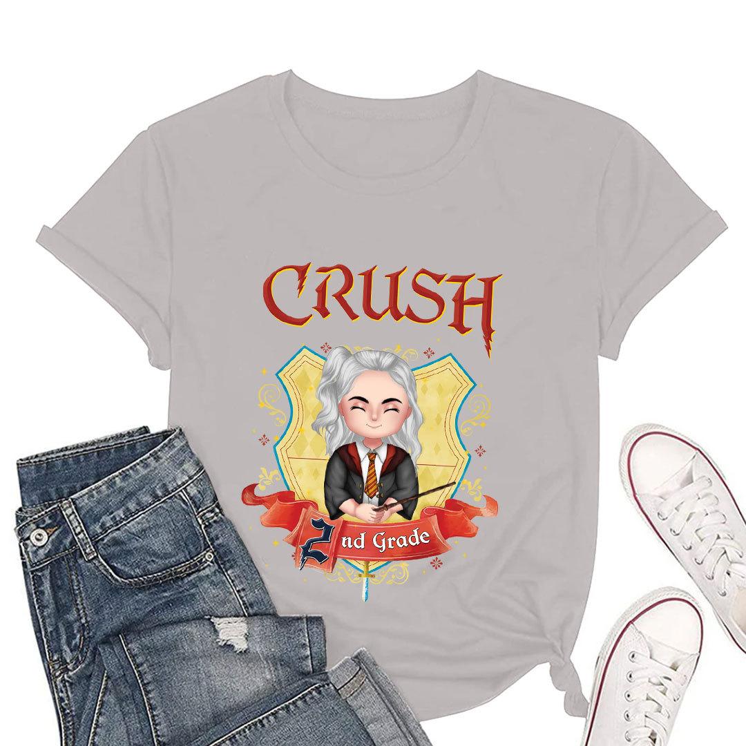 Personalized Back To School Kid T-shirt - Gift Idea For Son/ Daughter - I'm Ready To Crush Pre-school-ancustom